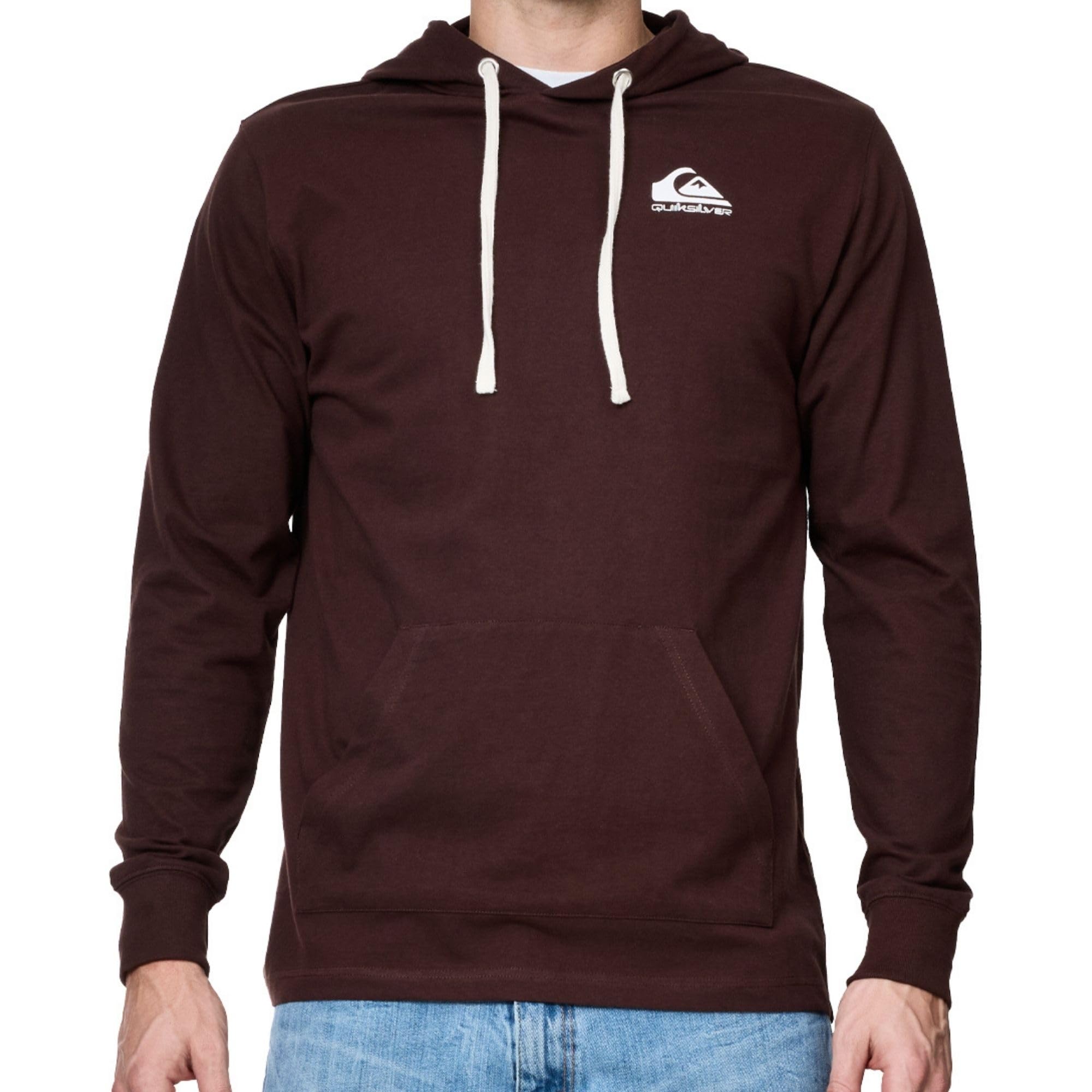 quiksilver hoodies for men, big and tall jersey pullover lightweight sweatshirts for men, cotton casual hoodie brown