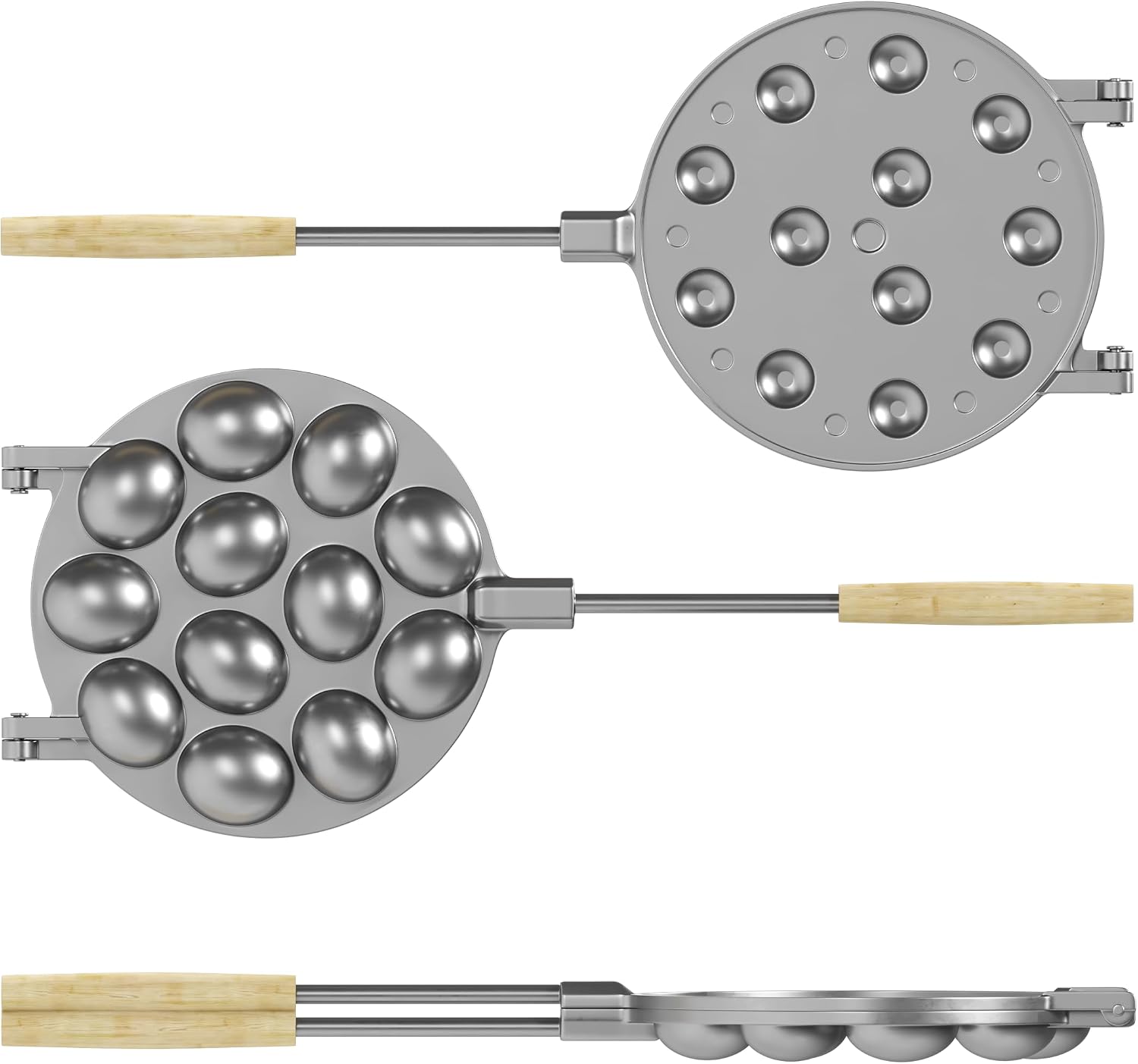 BIOL Oreshki Mold 12 Cavity Walnut Cookie Baking Oreshnitsa Maker Sweet Nuts