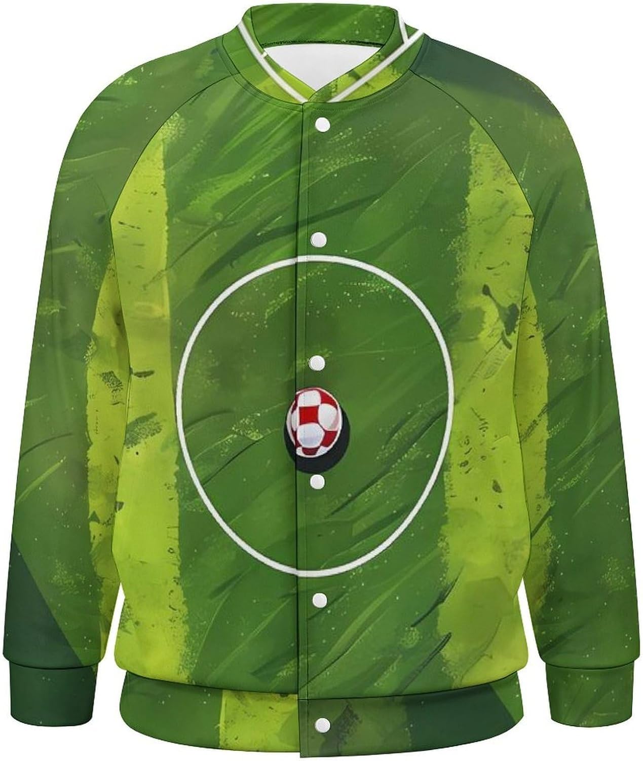 Sports Football Football Field Baseball Jacket Fashion Sports Sweatshirts Sweater Casual Coat Outwear for Men