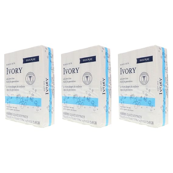 Ivory Soap, Original 4 oz Bars 10 ea (Pack of 3)
