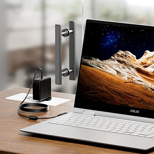Miniatura 4 de Powseed 65 W 45 W 33 W Cargador universal para portátil ASUS VivoBook Zenbook Chromebook 19V 3.42A 2.37A 1.75A Cable de alimentación de computadora