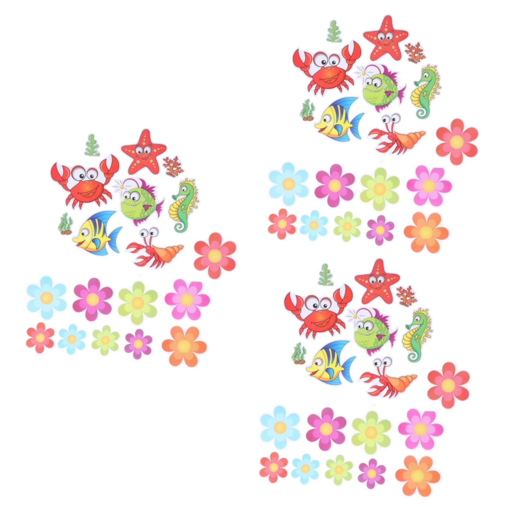 Amosfun 57 Uds Pegatinas Antideslizantes para El Hogar Pegatinas Antideslizantes para Bañera Y Ducha Peldaños De Seguridad para Bañera Seguridad para El Baño