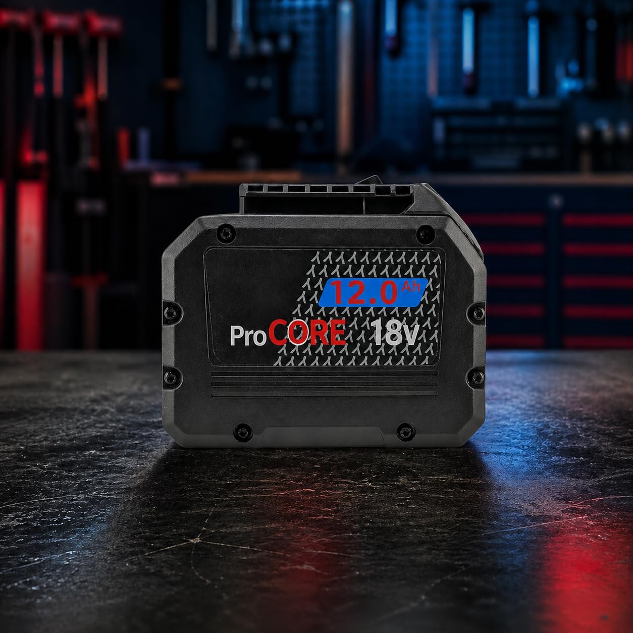12.0Ah Akku kompatibel mit Bosch Professional 18V System – Hochleistungs Lithium-Ionen Ersatzakku – für GBA/ProCORE Geräte – Lange Laufzeit & hohe Leistung
