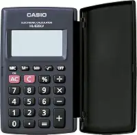 CALCULADORA DE BOLSO 8 DIGITOS HL820LV PRETA CASIO