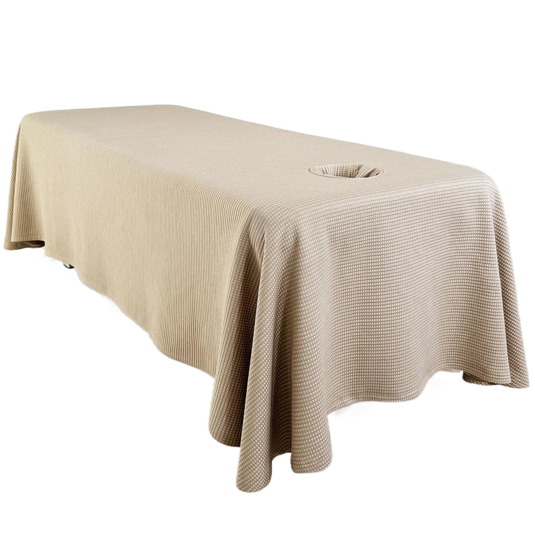 Jupe de table de massage respirante avec trou de visage, couverture de lit de beauté réutilisable, couvercle de lit de spa pour salon, café