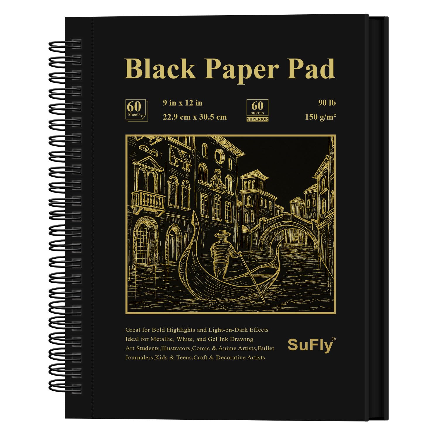 SuFly Sketchbook - 100 Sheets for Artists -19
