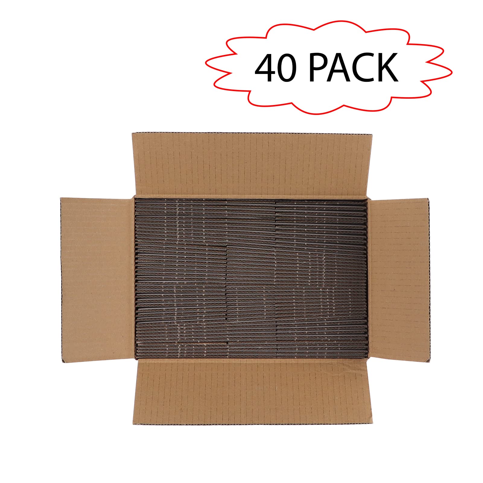 EYMPEU 40 Stück 15,3 x 10,2 x 7,7 cm Weiße Versandkarton, Kartons für kleine Gegenstände, Spielzeug, Schreibwaren und Weihnachtspäckchen
