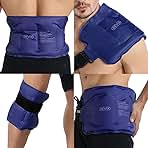 REVIX Ice Pack for Injuries Reusable Gel for Lower Back, Cold Packs for Back Shoulder, Elbow, Hip, Leg, Wrap Around Entire Knee, Soft Cold Compress,16 × 9