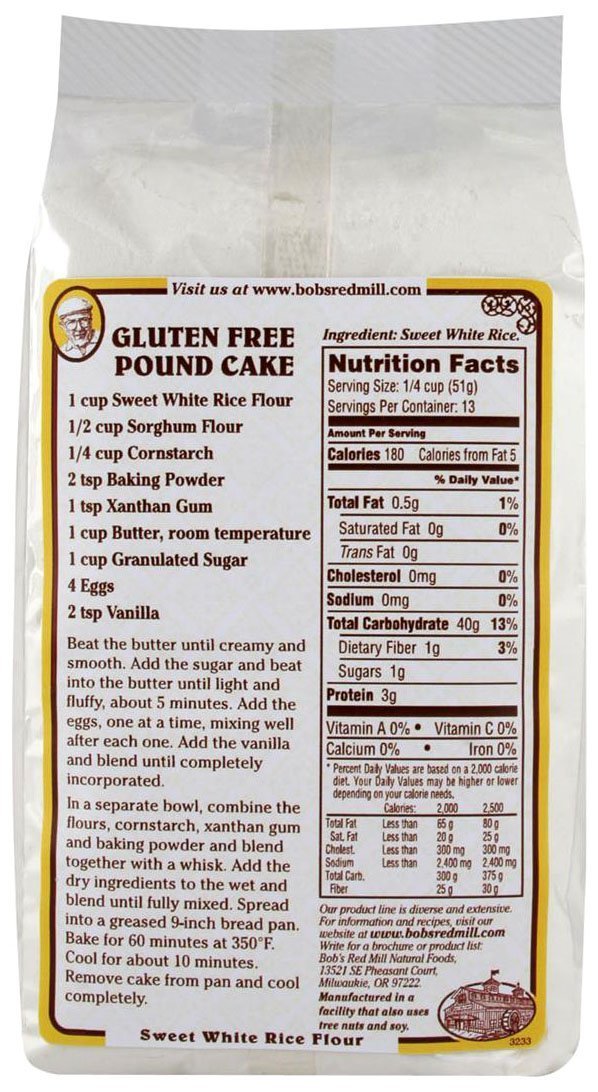 bobs red mill sweet rice flour