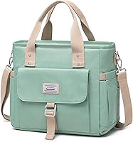 Vista 17 de Weitars - Bolsa de almuerzo aislada para hombres y mujeres, lonchera a prueba de fugas para el trabajo, bolsa de almuerzo extragrande con correa