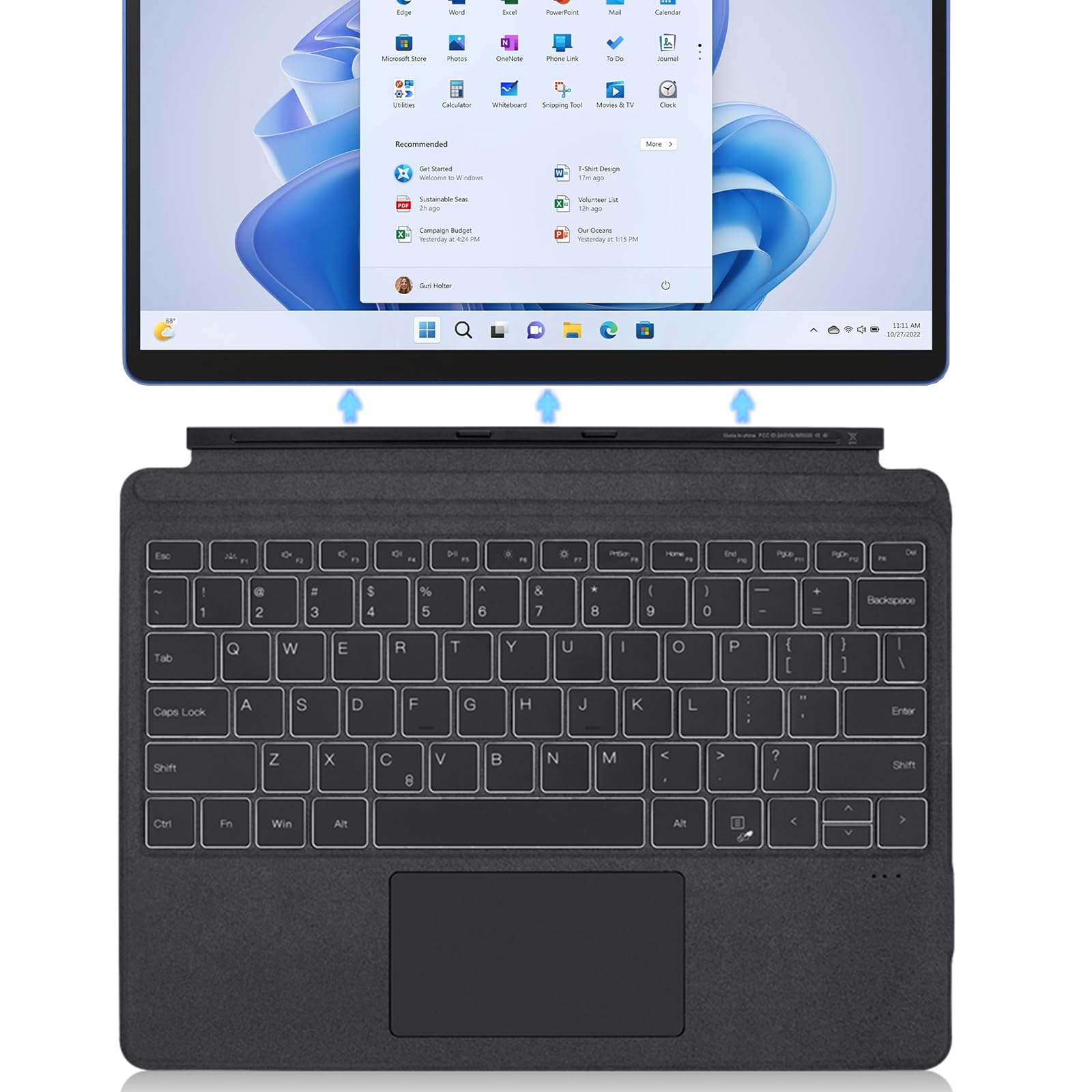 Microsoft Signature US配列 Pro 8/9/X用 Amazon.co.jp: 「Doo」US配列 Surface Pro 11/10/Pro 9/Pro 8/ Pro X