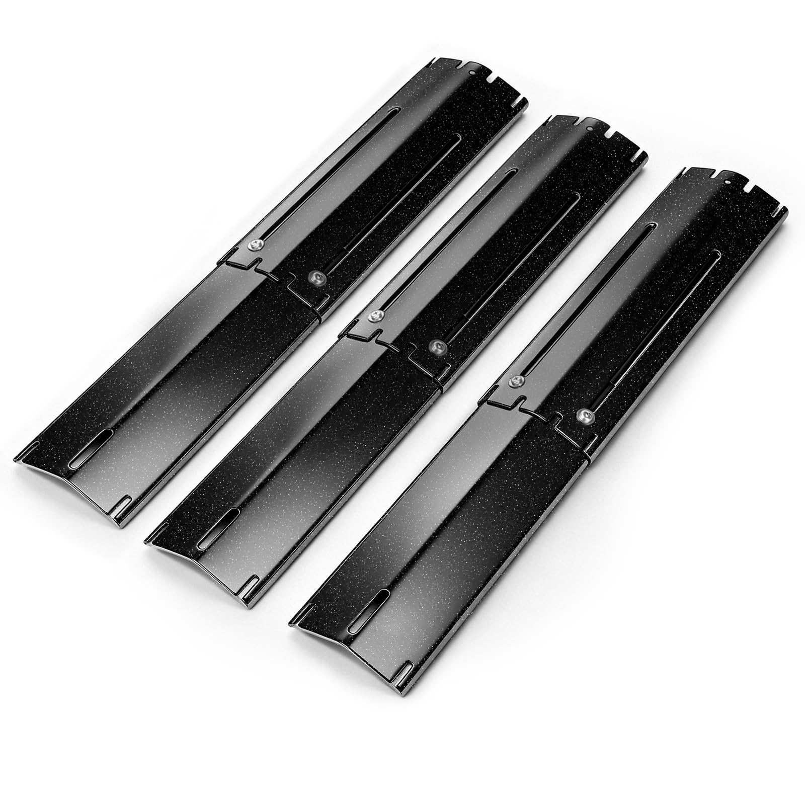 Denmay Regolabile Barre Flavorizer per Griglia Barbecue a Gas 29,85-53,34CM Acciaio Porcellana Smaltata 3 Pezzi