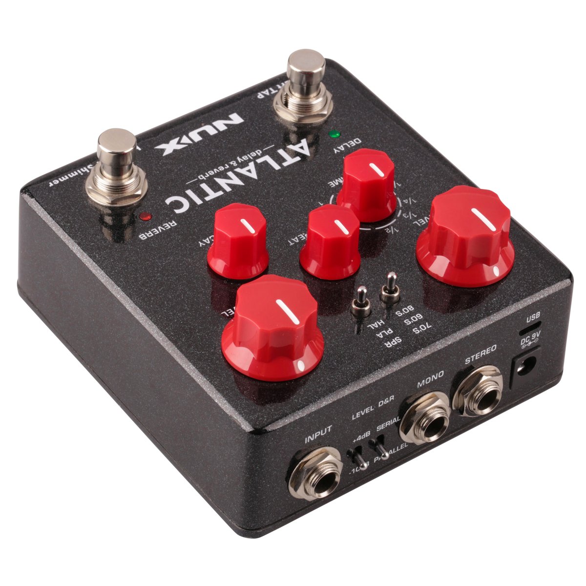 NUX ATLANTIC ディレイ＆リバーブ NUX Atlantic Delay & Reverb Pedal | Sweetwater