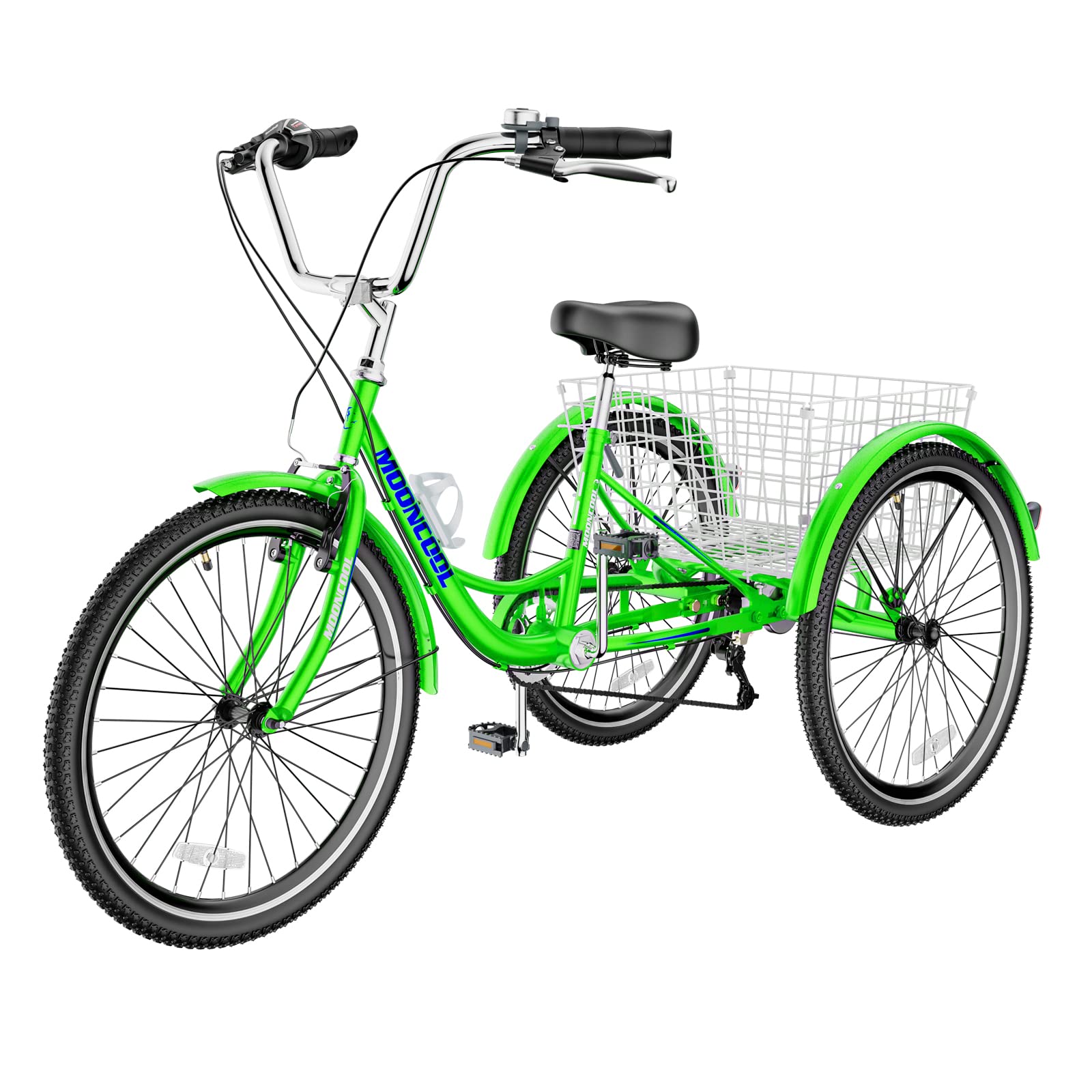 LILYPELLE Adult Tricycle 7 Speed, 3 Wheel Bike Adult, 20/24/26 inch Wheels Cruiser Bikes with Cargo Basket for Seniors, Women, Men
