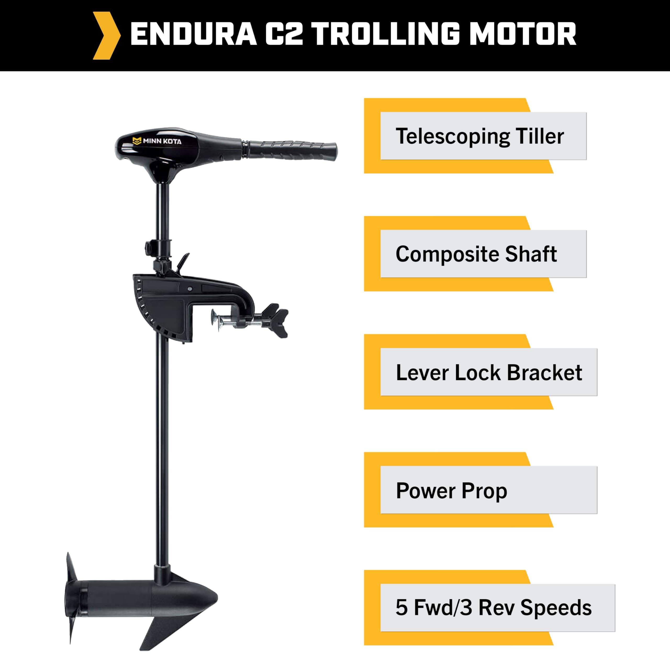 MINNKOTA / ENDURA C2 30 　淡水モデル Amazon | Minnコタ - エンデュラC2 30淡水トランサムはトローリング