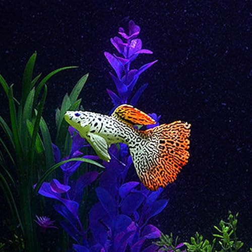 Miniatura 9 de GLOGLOW Peces luminosos, peces artificiales - 4 piezas para oficina, hogar, jardín acuario
