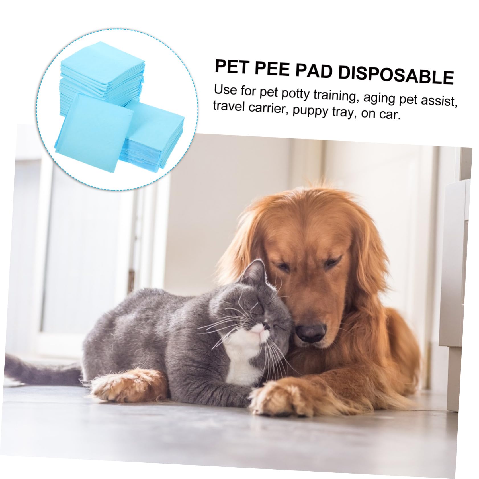 POPETPOP 2 Juegos Alfombrillas De Entrenamiento para Perros Y Cachorros Súper Absorbentes E Impermeables 100 Piezas Almohadillas para Conejos Almohadillas Absorbentes para 50 Uds * 2