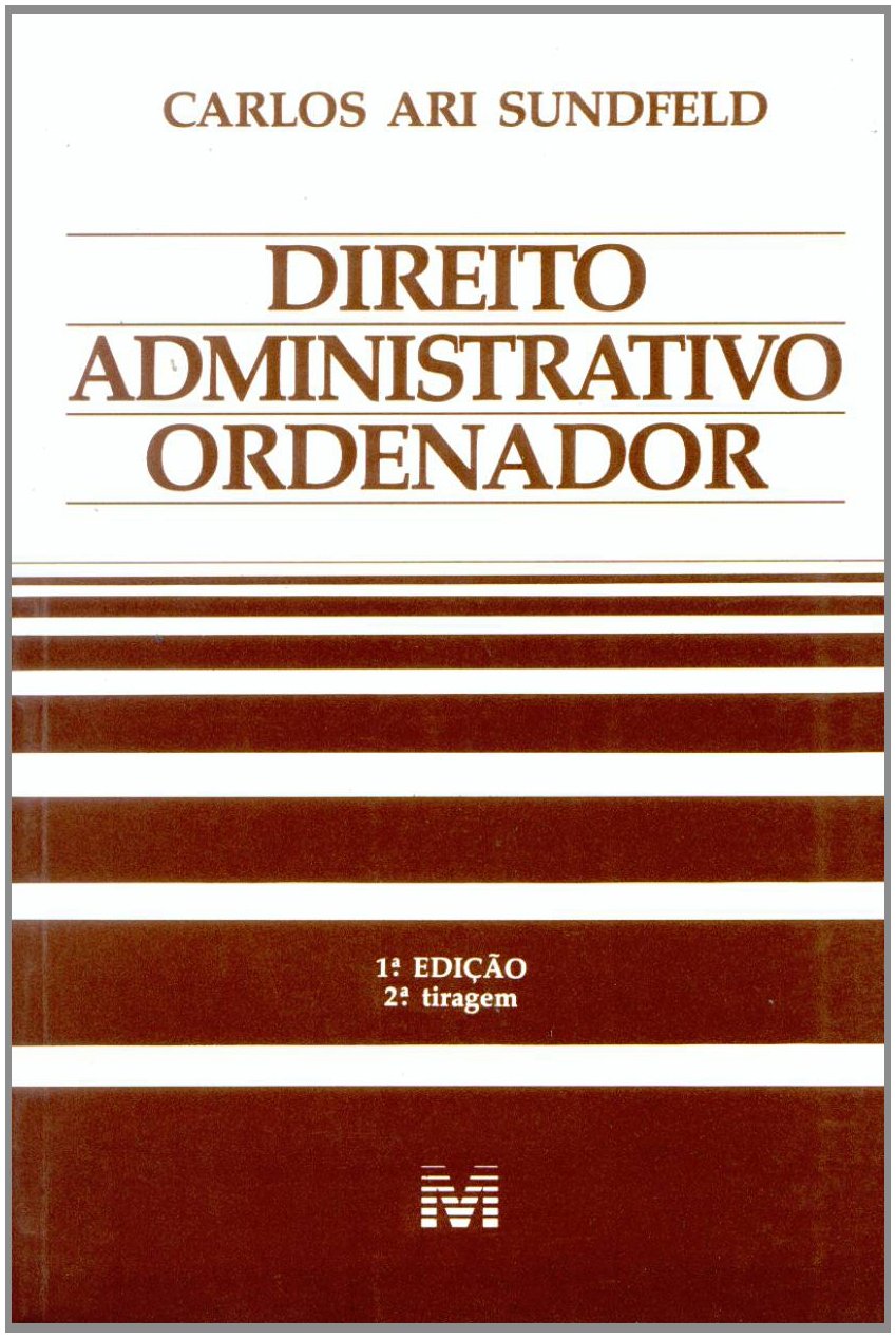 Capa de Direito Administrativo Ordenador