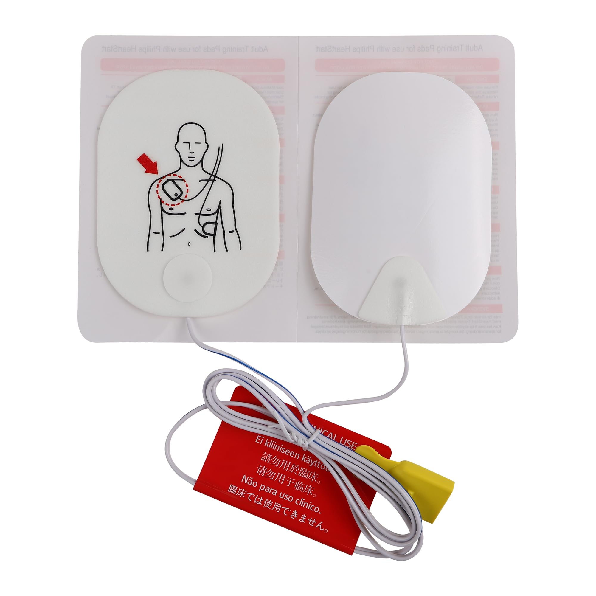 Parches de entrenamiento para DEA, compatibles con el DEA Philips HeartStart XFT-P150