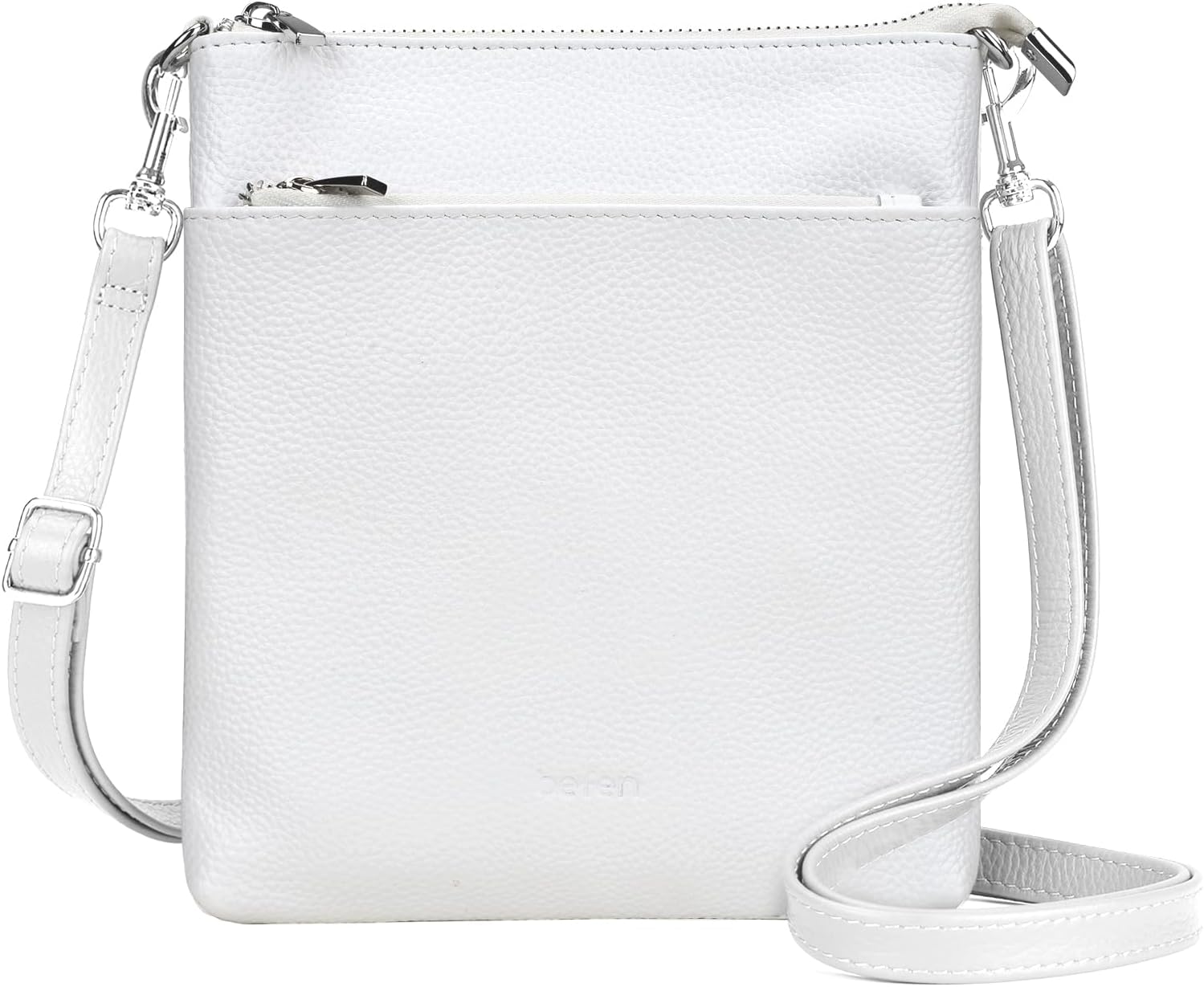 befen Genuine Leather Small Crossbody Purses for Women Travel Cross Body Bags Lightweight with Adjustable Shoulder Strap