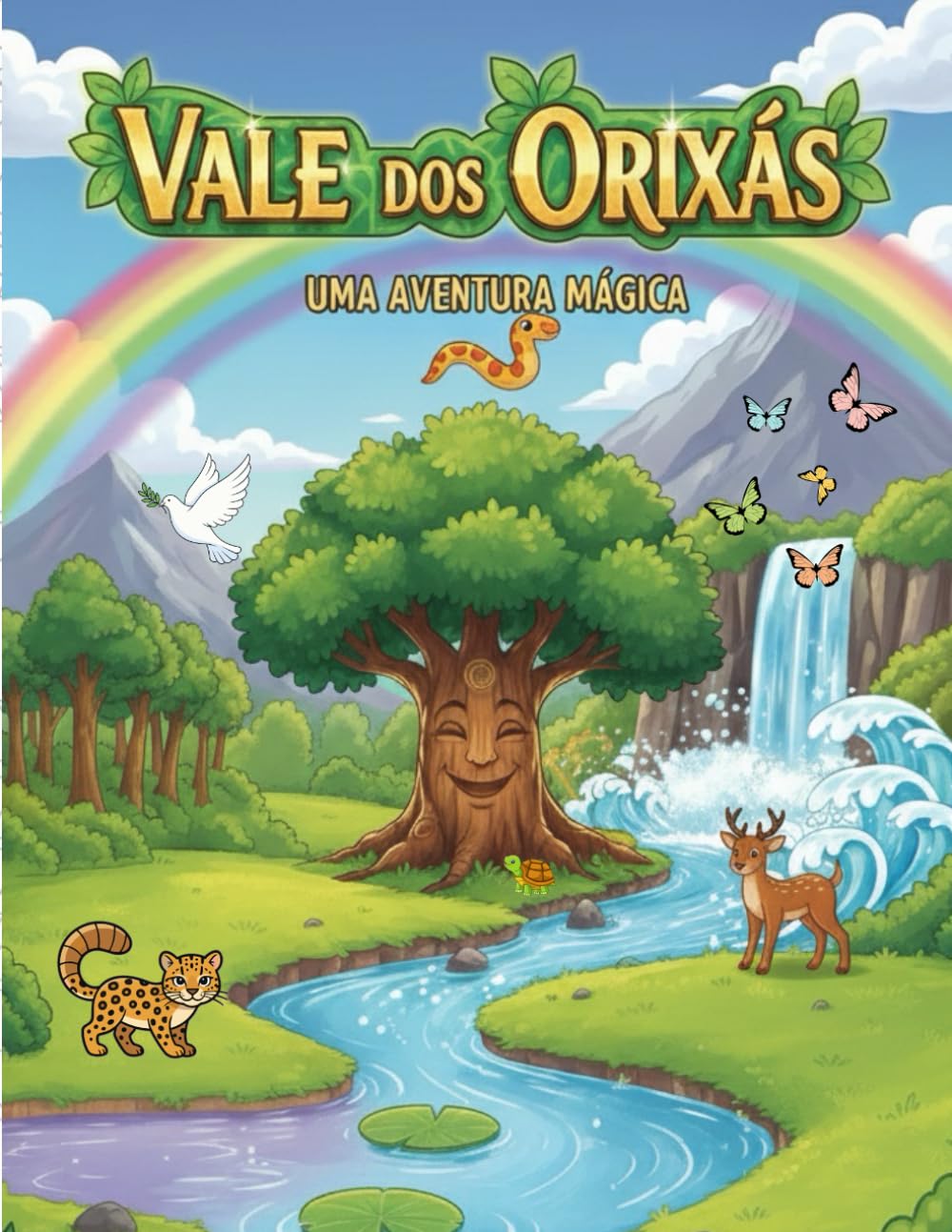 Vale dos Orixás: Livro de colorir para crianças de todas as idades