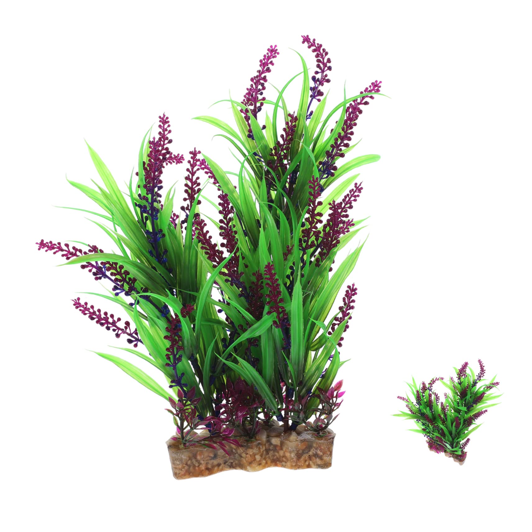 Sosoport 3St künstliche Wasserpflanzen aquariumpflanzen Set Aquarium Zubehör Aquarium Dekoration Schläuche Kunstpflanze Blase Globen Künstliche Aquarienpflanze Wassergras für Aquarien Harz