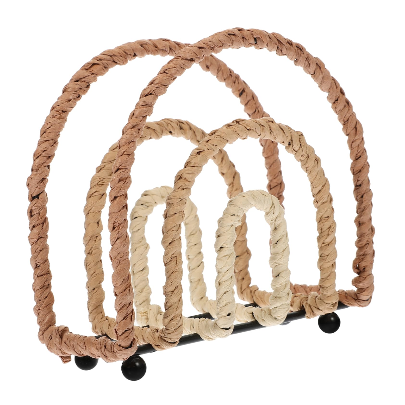 Ciieeo 3 Soportes Para Toallas De Papel Hechos A Mano Decoración De Escritorio Servilletero Vertical Soporte Decorativo Para Servilletas Servilletero Independiente Soporte Para