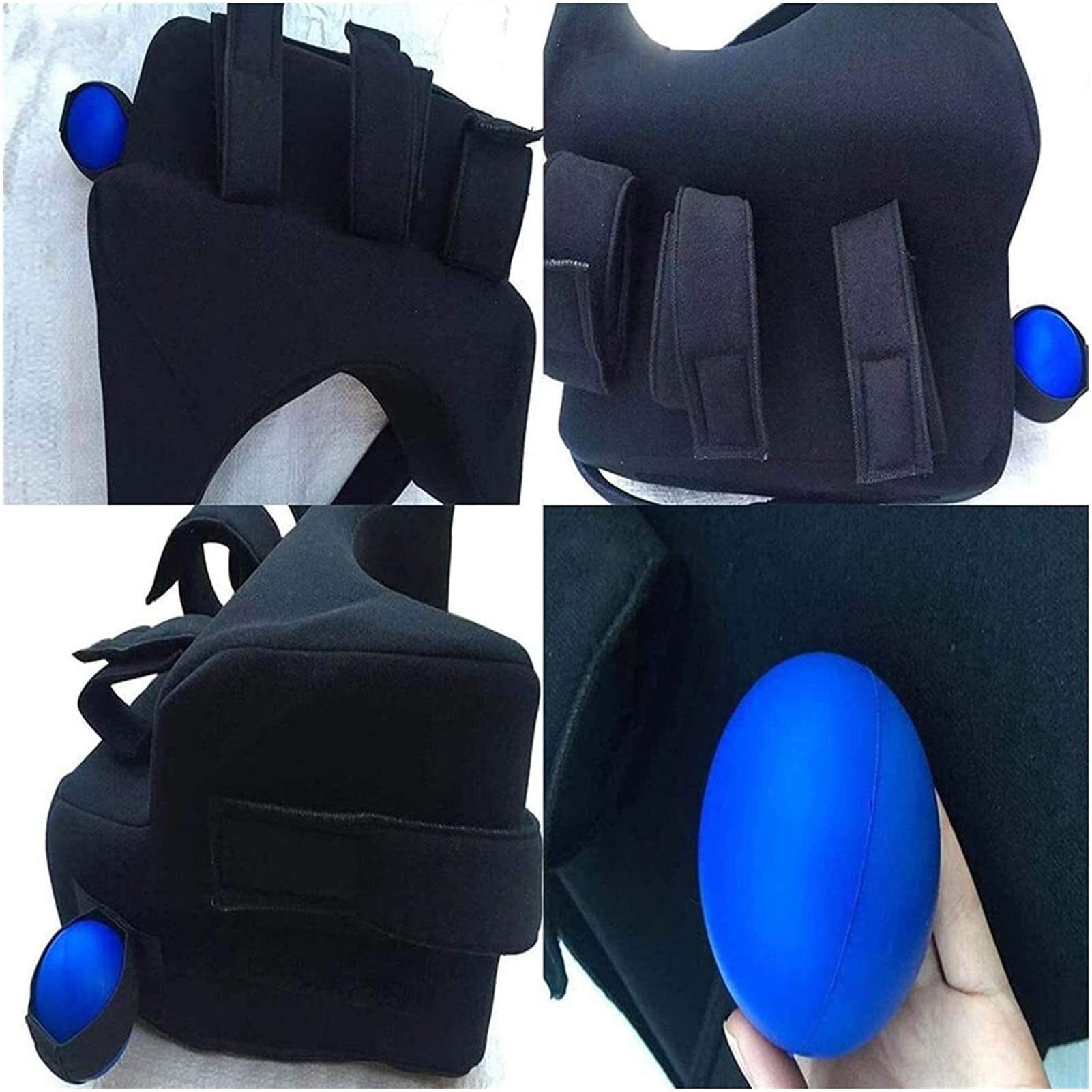 Almohada de Abducción de Hombro con Pelota de Ejercicio de Espuma, Soporte Médico para el Hombro para Reparación de Lesiones del Manguito Rotador, Trauma Postoperatorio