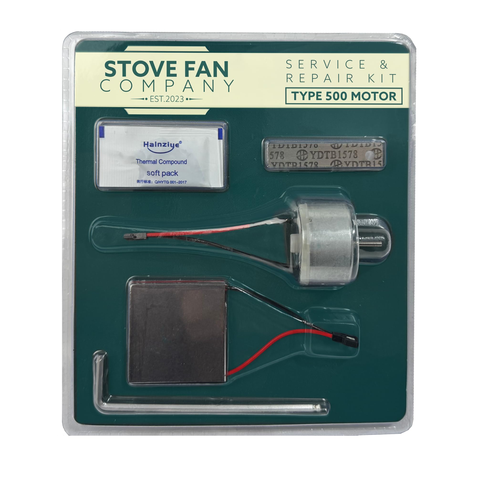 Forest Master Stove Fan Service Kit -Type 500 Motor