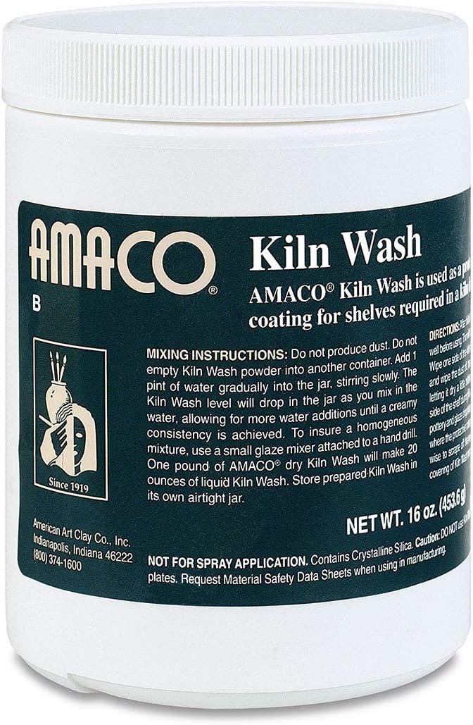 Amaco パウダーフォーム キルンウォッシュ - モイスチャー 1ポンド