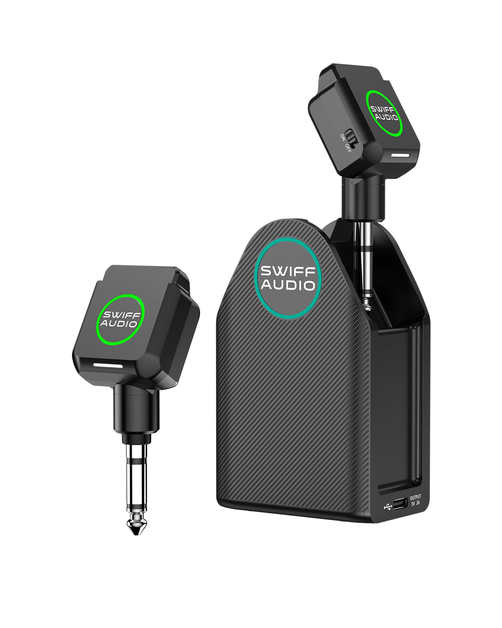 Amazon.com: SWIFF 5.8GHz Wireless Guitar System with Charging Case