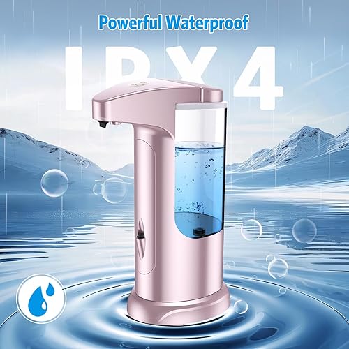 Miniatura 3 de AMIR Dispensador de jabón automático sin contacto de 12.5 onzas, dispensador automático de jabón líquido para manos a pilas, volumen ajustable,