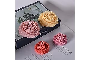 Peony Flower Candle Molds-Premium Candle Making Kit