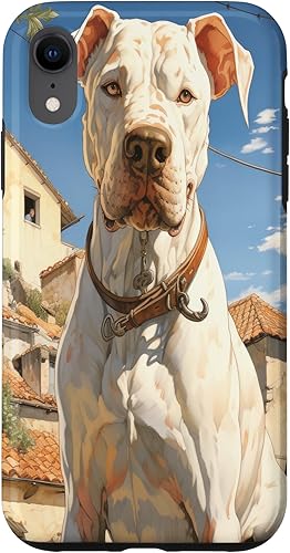 iPhone XR Beautiful Dogo Dog Argentino Themed For Boyfriend Decorative Case