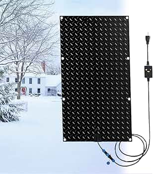 融雪マット　3メートル　毎日の除雪軽減！ 融雪マット 3メートル 毎日の除雪軽減！ 滑りやすい玄関先などを