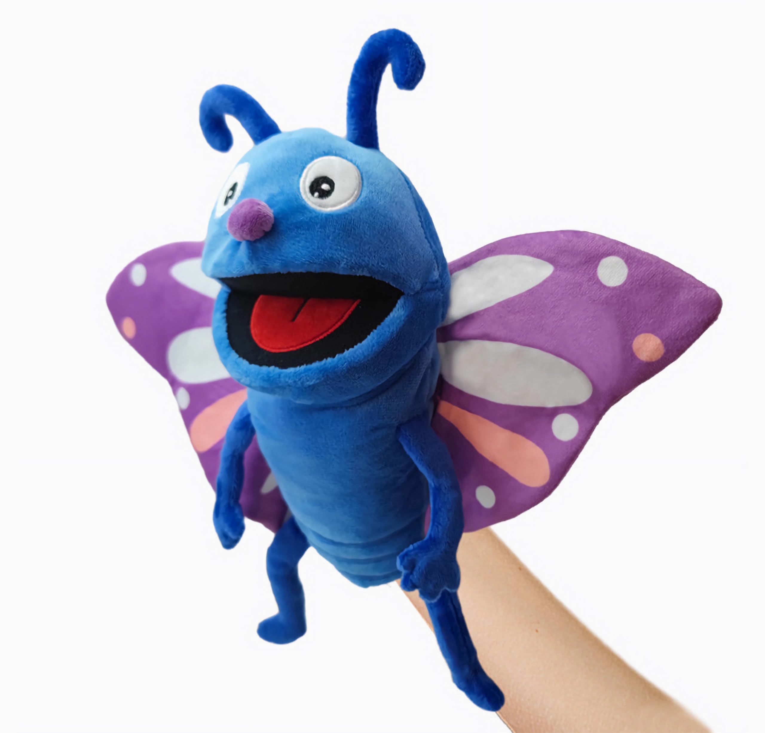 Marionetas de Mano de Dinosaurios para niños,Incluye Triceratops y Tyrannosaurus Rex con Bocas Abiertas móviles, Contar Historias,Regalos de cumpleaños — view 23