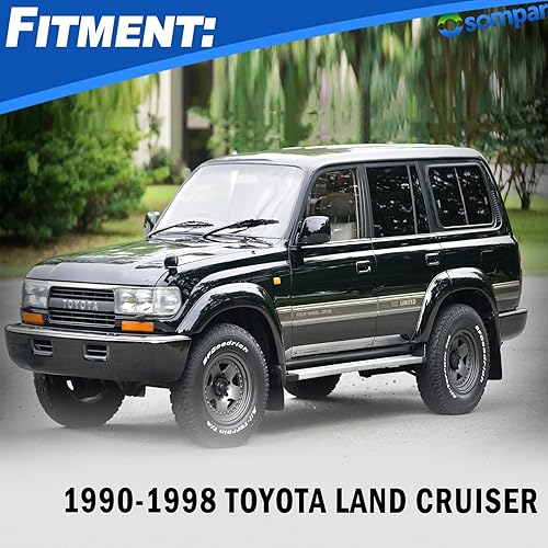Miniatura 2 de Manija de Puerta Exterior Delantera Lado Derecho Compatible con Toyota Land Cruiser 80 Series LC80 FJ80 FZJ80 1990-1998 Reemplaza 69210-60010