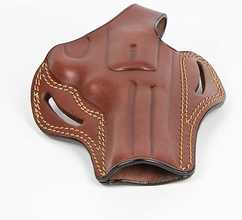 Miniatura 6 de DORUK Funda  S&W Modelo 686 4 pulgadas Revolver OWB Funda de pistola de cuero hecha a mano