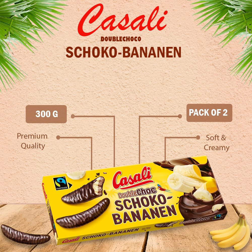 Casali Schoko-Bananen DoubleChoc (2 x 300g)