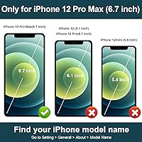 Vista 2 de Folosu Funda compatible con iPhone 12 Pro Max con soporte para tarjetas, rotación de 360°, soporte de anillo de dedo con función atril, protección
