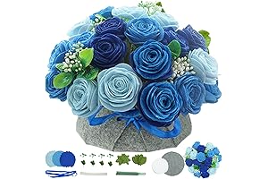 BAZIMA DIY Felt Flower Art Craft Kit