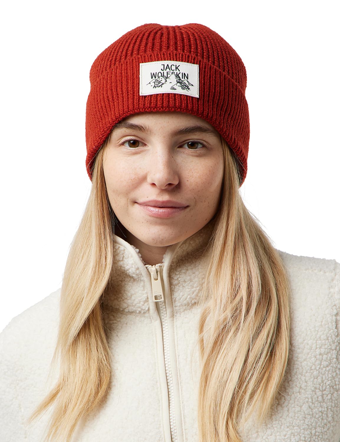 Jack Wolfskin Unisex Beanie Hat Badge Beanie