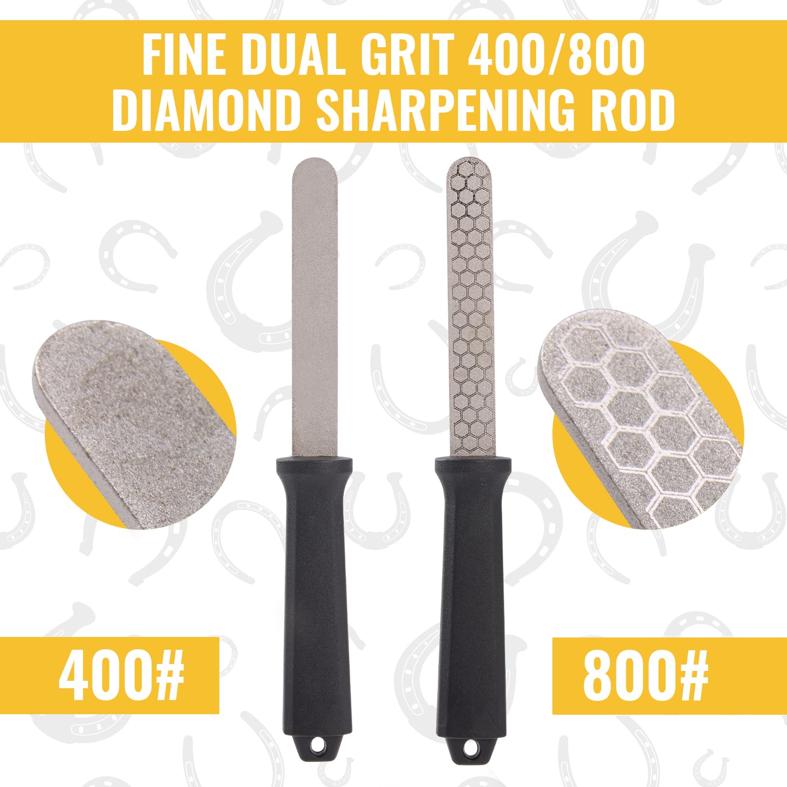 Farrier Hoof Knife Kit - 2 PCS Professional -6