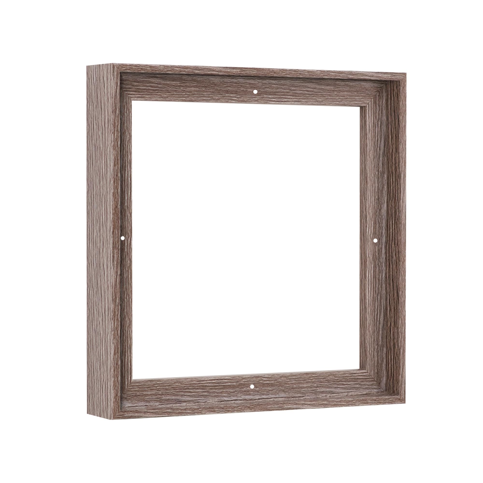 PIXY CANVAS Floater Frame 30x30 for 1-1/2 (1.5) inch Deep Canvas Paintings/Canvas Prints/Wood Canvas Panels/Wall Art/Wall Decor/Home Decor/Artwork (Gray Oak, 30 x 30 inch, Square) — image 1
