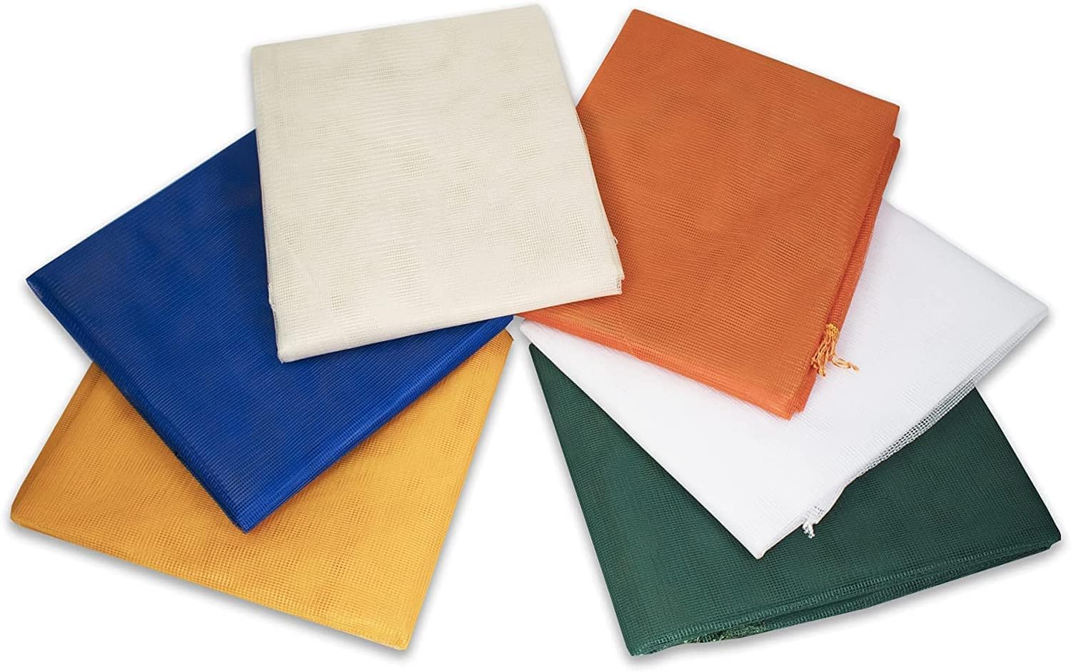 Corredocasa Tenda Zanzariera con Anelli Porta Finestra da Esterno Balcone Tinta Unita Porte Insetti Moschiera Anti Mosche Zanzare Insetti Rete Fitta Terrazzi Balcone Giardino cm 150x250 (Bianco)
