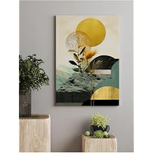 Lona Sanat Modern Tasar m Ev Ofis  yeri Dekorasyon Kanvas Tablo; ok Renkli 65 X 95