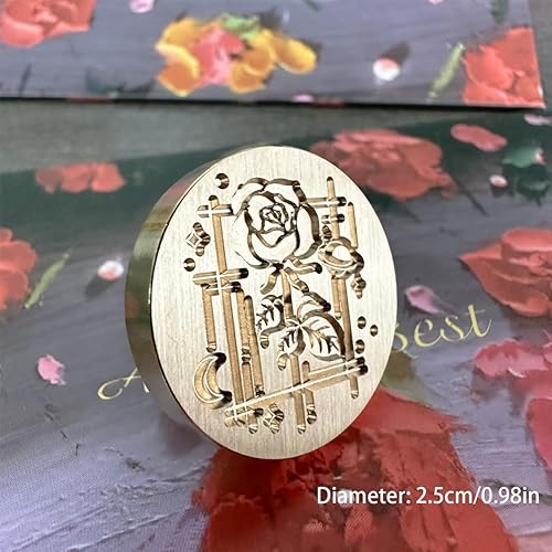 Miniatura 10 de Kit de sellos de cera con cuentas, cuchara, polvo de purpurina, sellos de cera azul para invitaciones de boda, tarjetas de San Valentín, regalos