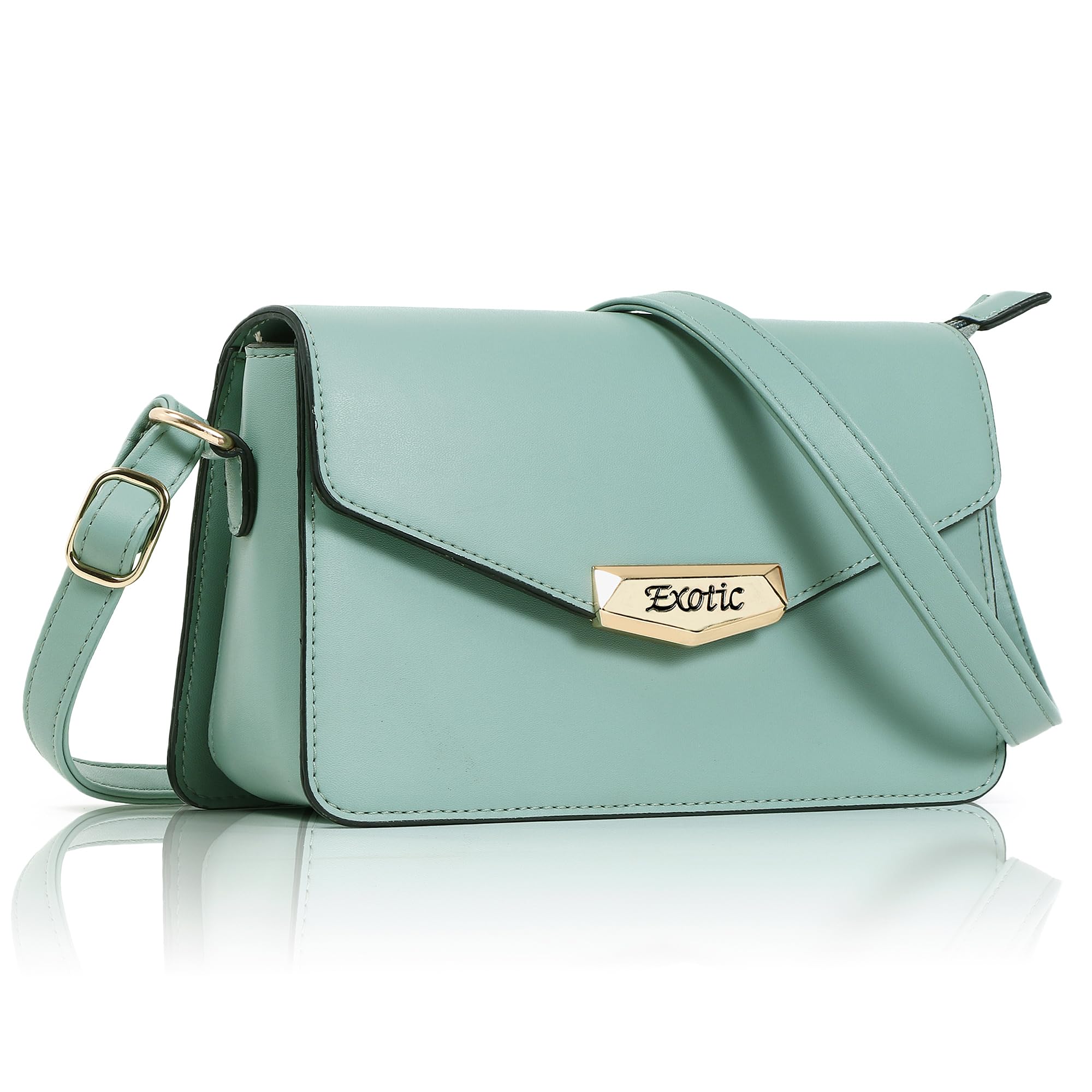 EXOTIC Stylish Sling Bag for Modern Girl/Women (Pista) (B0CLS8S4F2) Amazon Price History, Amazon Price Tracker
