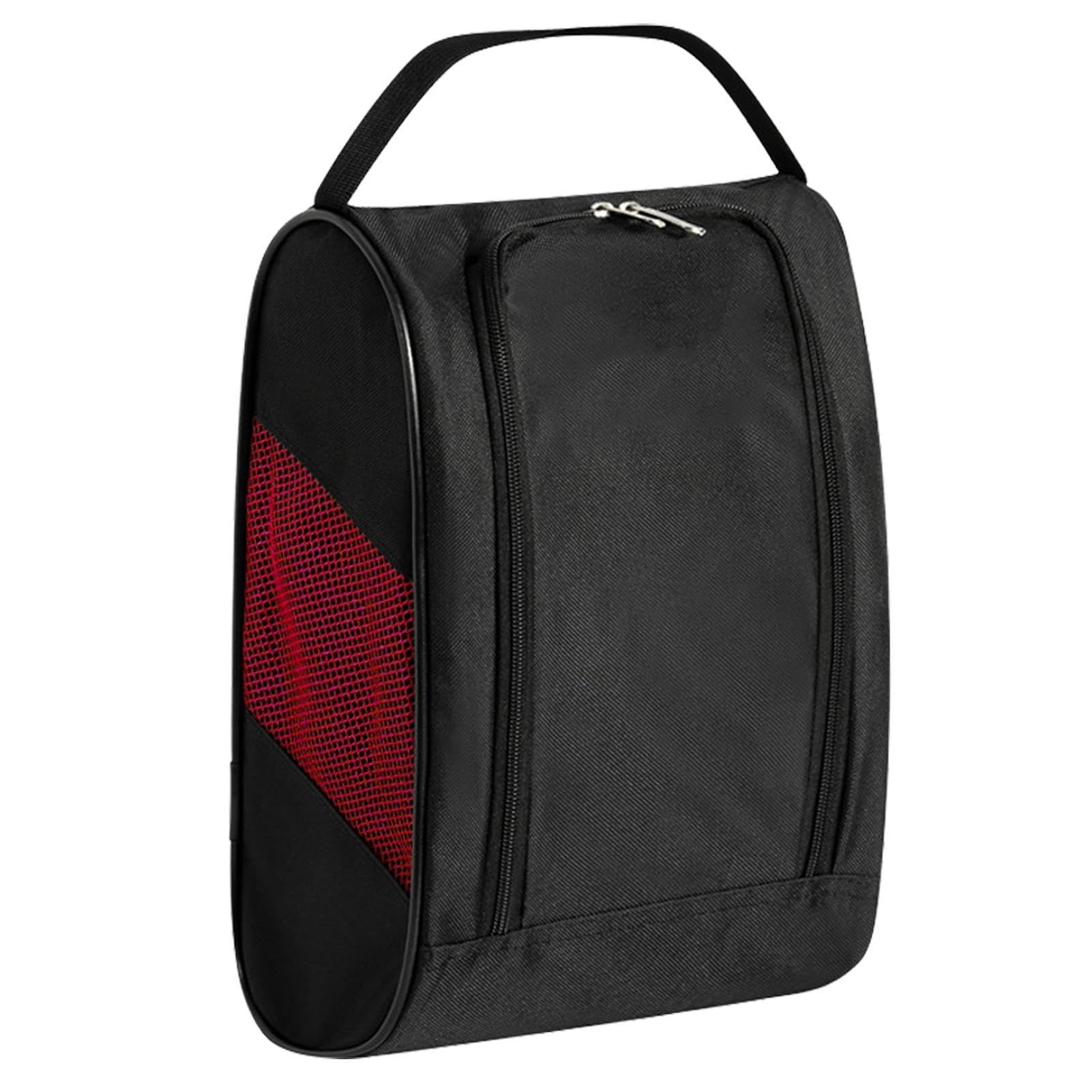 Borsa portascarpe, portascarpe da Golf - Borse portascarpe con Cerniera e Ventilazione | Borse da Trasporto per Scarpe da Golf Traspiranti per Calzini, Magliette, Guanti, spazzole e Altri
