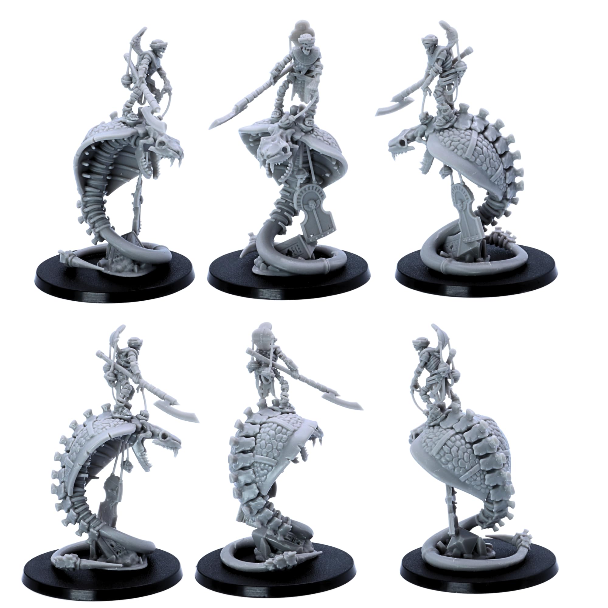 Forged Terrain Egyptian Snake Riders, Dark, Earthy Tones, 32mm - Image 4